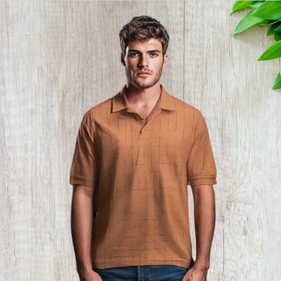 VAN HEUSEN -- Polo Shirt, Large Man, Short Sleeved, Collared - Picture 1 of 8